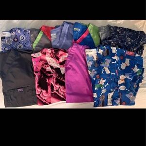 Women’s Scrub Tops and Bottoms